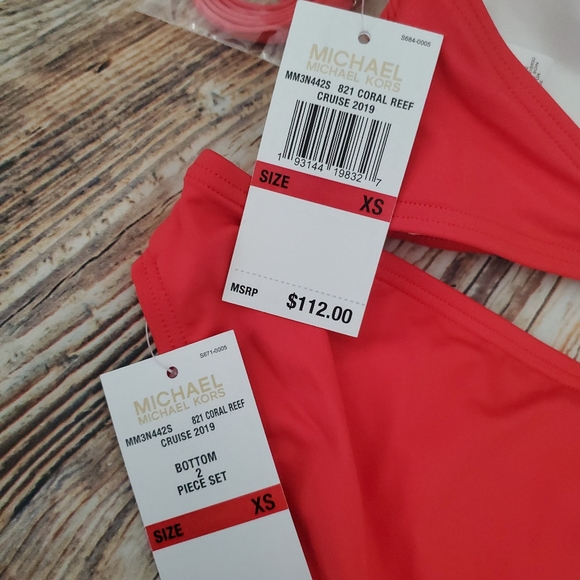 Michael Kors coral reef two-piece bikini - Picture 3 of 11